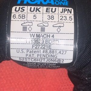 Hoka One running shoes. Used women 6.5. Still in great condition